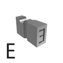 Tipos de relieve de 4.9mm - E