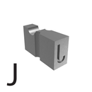 Tipos de relieve de 4,9 mm - J