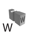 Tipos de repujado de 4.9 mm - W