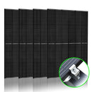 Panel solar monocristalino de 410 vatios (paquete de 4) con soporte de montaje para panel solar