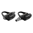 Pedales medidores de potencia Garmin Rally RK100 - Clipless de un solo lado, compuesto, 9/16", negro, par, detección única, LOOK KEO