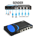 Extensor HDMI OREI HD14-EX132-K 1x4, divisor, sobre un solo cable CAT6/7 1080P con gestión remota por infrarrojos EDID - Hasta 40 m - Salida en bucle - Baja latencia