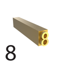 4mm Hot Stamp Type – 8