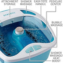 Spa para pies Bliss con ducha con refuerzo de calor de Homedics