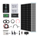 Renogy 400W 12 Volt Complete Solar Kit with Two 100Ah Deep-Cycle AGM / LiFePO4 Batteries