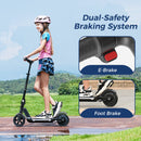Patinete eléctrico ajustable isinwheel S7 para niños de 8 a 14 años