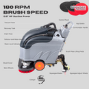 RT50DW Máquina Fregadora Secadora de Pisos Autopropulsada de 26" con Cepillos Dobles