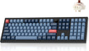 Keychron V6 Max Swappable RGB Backlight Brown Switch Keyboard - Black - Knob Version