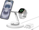 Belkin Boost Charge Pro 3-in-1 Wireless Charging Stand With Qi2 White