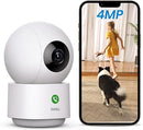 AOSU 2.5K Security Camera Indoor, Baby Monitor/Pet Camera 360-Degree Pan/Tilt for Home Security, One-Touch Call, Smart Motion Tracking, IR Night Vision, Compatible with Alexa