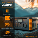 Wattbricks MP2000 Power Station (4000w peak) 2264.4Wh