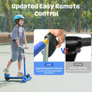 isinwheel Mini Spider Kids Electric Scooter – 2-in-1 Ride, Blue