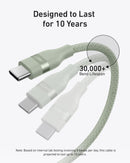 Cable Anker USB-C a USB-C (0,9 m / 1,8 m, 240 W, trenzado reciclado)