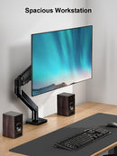 ErgoAV - Soporte de monitor con resorte de gas para monitor individual de hasta 35"