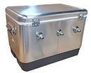 70' Toda SS304 Caja Jockey de Acero Inoxidable con Triple Grifo de Contacto
