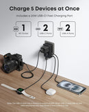 Adaptador de viaje Anker Nano (5 en 1, 20 W, 1 unidad)