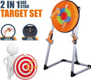 Contixo Axe Throwing Bristle Target Set for Kids