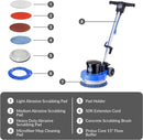 Prolux Core 13" Heavy Duty Commercial Polisher Floor Buffer Machine Scrubber and 5 Pads