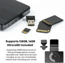 Cámara para tablero frontal y trasera Full HD 1080p myGEKOgear de Adesso Orbit 950