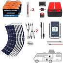 Acopower 110w flex
300Ah/1.5kW
(3x100Ah) Li300Ah F660w