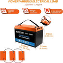 Acopower 200W mono
200w Mono
300Ah
(3x100Ah) Li300Ah M800w