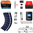 Acopower 110w flexible
 200 Ah/1,5 kW
 (2x100 Ah) Li-ion 200 Ah F220 W