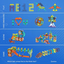 Contixo ST8 Juego de Construcción de 110 Piezas de Azulejos Magnéticos 3D Iluminados