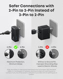 Adaptador de viaje Anker Nano (5 en 1, 20 W, 1 unidad)