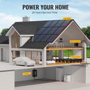 Panel solar monocristalino rígido bifacial 10BB de 400 vatios de BougeRV