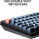 Keychron V6 Max Swappable RGB Backlight Brown Switch Keyboard - Black - Knob Version