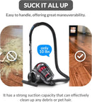 Prolux RS4 Lightweight Bagless Canister Vacuum with HEPA Filtration Premium Button Lock Tools and Automatic Cord Rewind