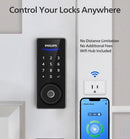 Cerradura de seguridad inteligente Philips con Bluetooth y Wi-Fi - DDL240X-1HBG