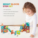 Contixo ST15 65-Piece Glow-in-the-Dark Marble Run Magnetic Tile Set