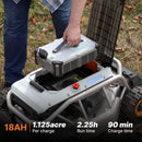 Mowrator S1 Remote Control Lawn Mower 4WD 18Ah Battery Wide Wheel Edition