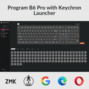 Keychron B6 Pro Ultra-Slim Wireless Keyboard Space Gray