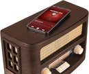 Altavoz Bluetooth vintage Fuse RAD-V2 con radio FM y cargador inalámbrico