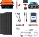Acopower 200w Mono
 400 Ah
 (2x200 Ah) Li-ion 400 Ah M600 W