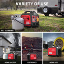 3800W/3500W Gas/Propane Dual Fuel Inverter Generator w/ CO Alert HB5040DC