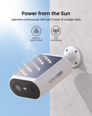 AOSU 4K Solar Security Cameras Wireless Outdoor, Expandable to 16TB (32GB Built-in) HomeCortex Home Security System, AI Face Recognition & Behavior Detection, 4-Cam Kit