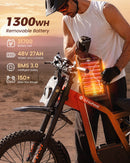 isinwheel R8 Electric Dirt Bike for Adults