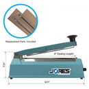 8” Manual Impulse Bag Wide Sealer