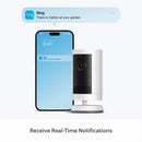 Ring - White Outdoor Cam Plus - Battery with 2K Video