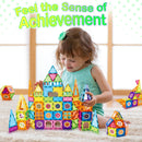 Contixo ST4 Kids Magnet Toys Magnetic Tiles 112 PCS 3D Building Blocks
