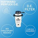 Filtro DE Hayward Perflex® con abrazadera de 4 lb.