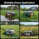 Mowrator S1 Remote Control Lawn Mower 4WD 18Ah Battery Wide Wheel Edition
