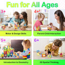 Contixo ST4 Kids Magnet Toys Magnetic Tiles 112 PCS 3D Building Blocks