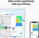 Apple iMac 2021 de 24" en color azul cielo, procesador de 8 núcleos con chip M1, 8 GB de RAM, SSD de 512 GB 