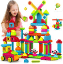 Contixo ST5 144pc Bristle Shape 3D Tile STEM Building Block Set