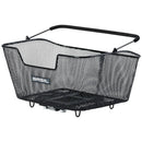 Cesta Trasera Basil Base M MIK, Acero, Negra