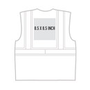 Pre-Printed Hi-Vis Two Toned Mesh Lime Safety Vest
